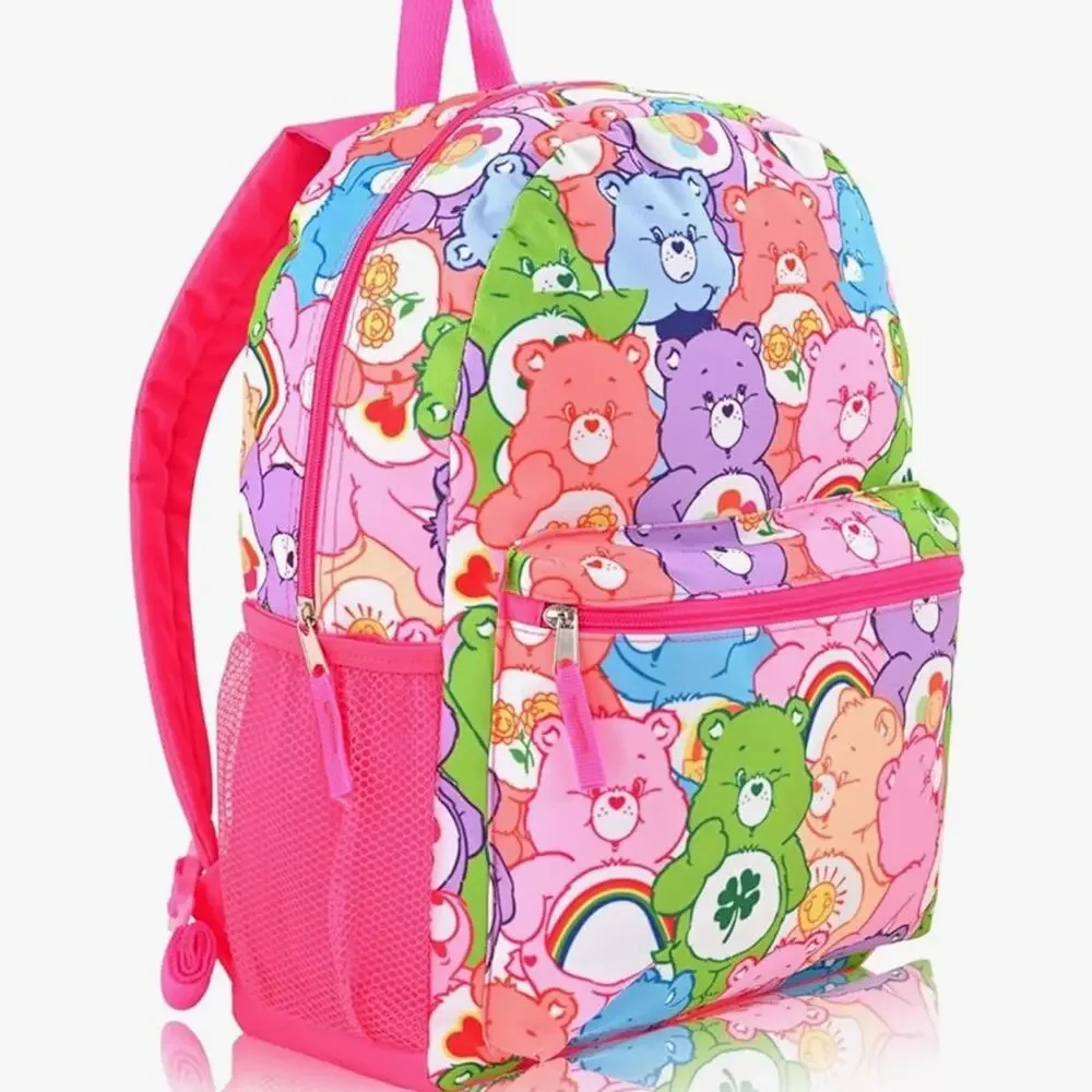 NWOT Care Bears Characters Backpack for School - 16